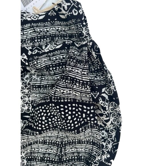 Rusty White Black Printed Casual Lightweight Grage Pants Size M - Picture 10 of 16